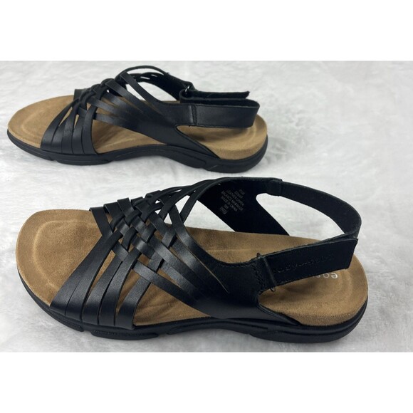 Easy Spirit Semar Sandal Leather Upper Comfort Black Size 6-1/2 NEW (no box) - Picture 5 of 7
